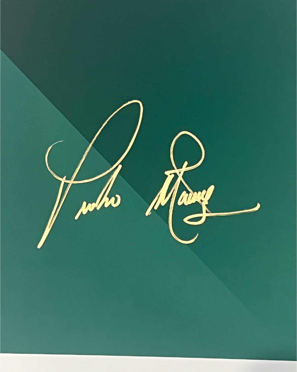 Minimalist Fenway Park - Pedro Martinez Autographed Signature