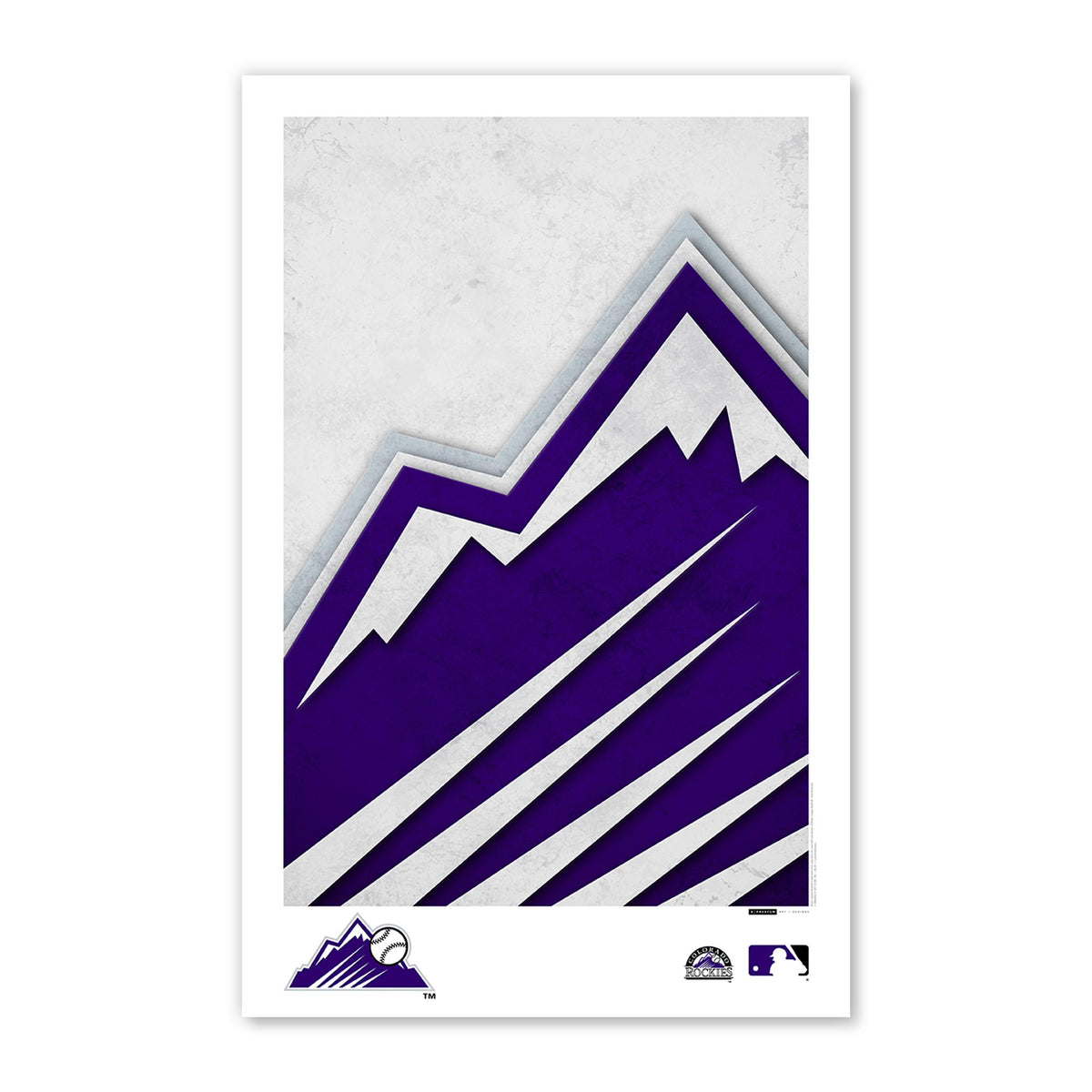 Minimalist Logo - Colorado Rockies
