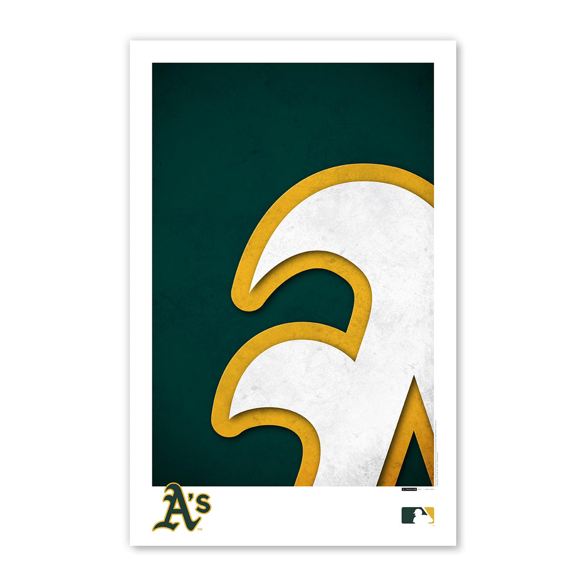 Minimalist Logo - Oakland Athletics