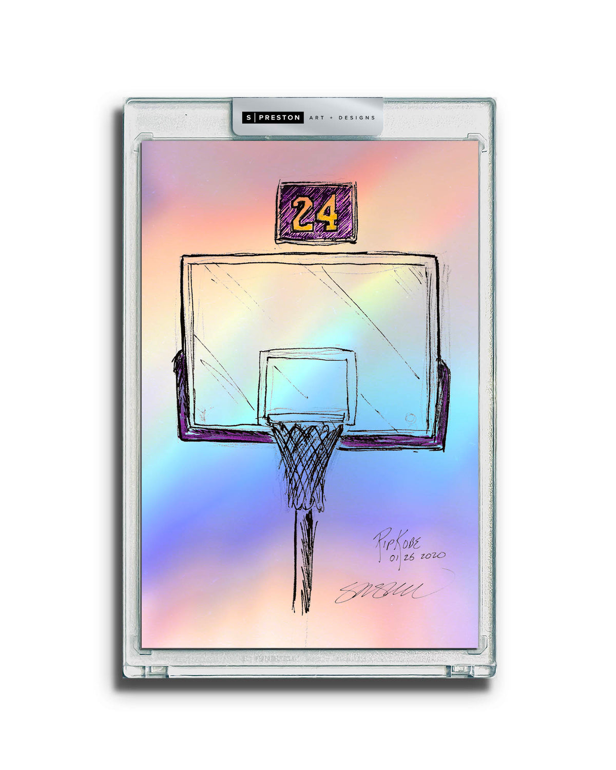 Remembering Mamba Tribute Sketch Slab