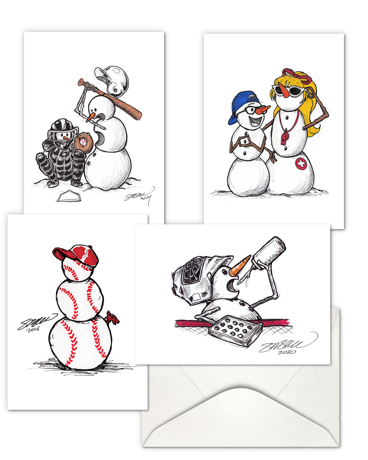 Team Frosties Holiday Cards - Variety Pack - Box of 12