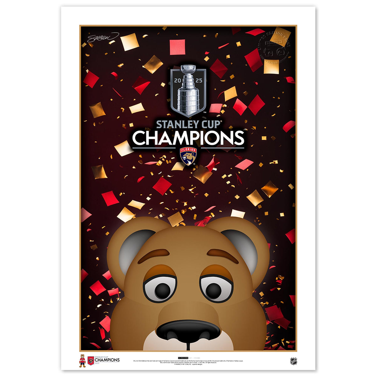 Minimalist Mascot Stanley Cup 2025 Limited Edition Art Print