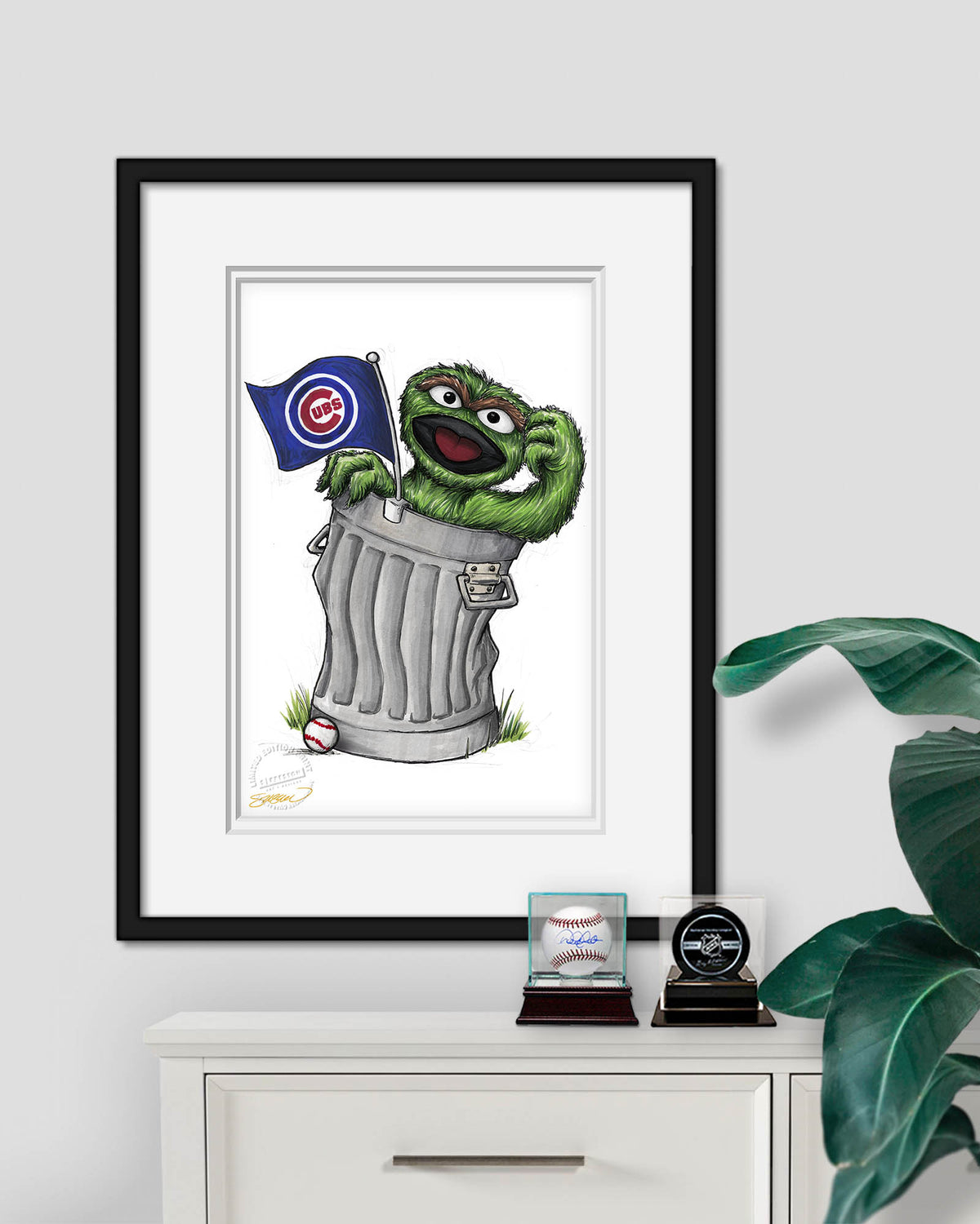 Oscar Rep Your Colours x MLB Cubs Limited Edition Fine Art Print