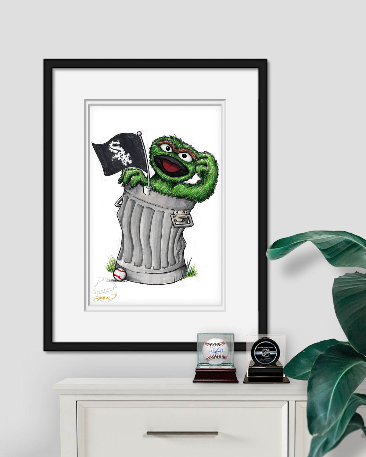 Oscar Rep Your Colours x MLB White Sox Limited Edition Fine Art Print