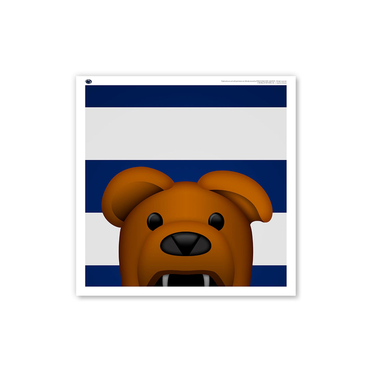 Minimalist Nittany Lion