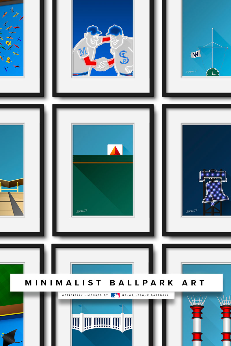 Minimalist Oracle Park San Francisco Giants - S. Preston – S. Preston Art +  Designs