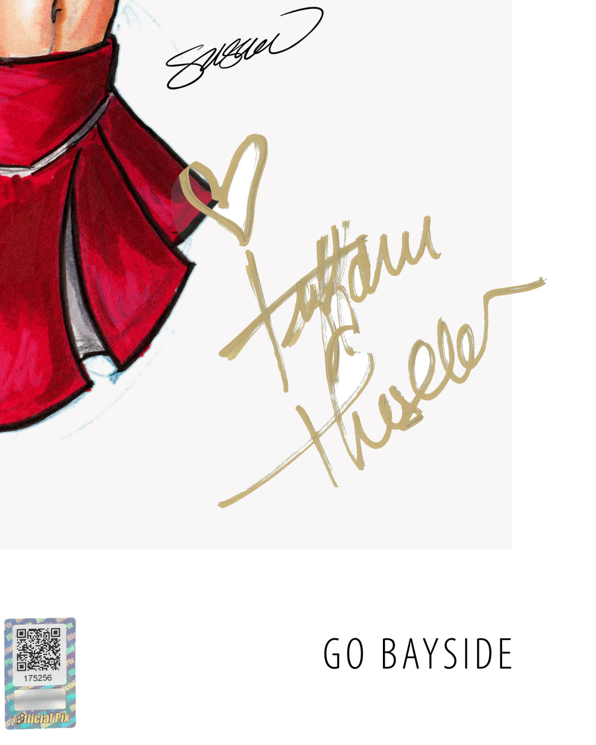 Go Bayside - Tiffani Theissen Autographed (Authenticated) Poster Print