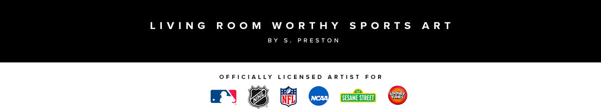 Minimalist Bridgestone Arena Nashville Predators - S. Preston – S. Preston  Art + Designs