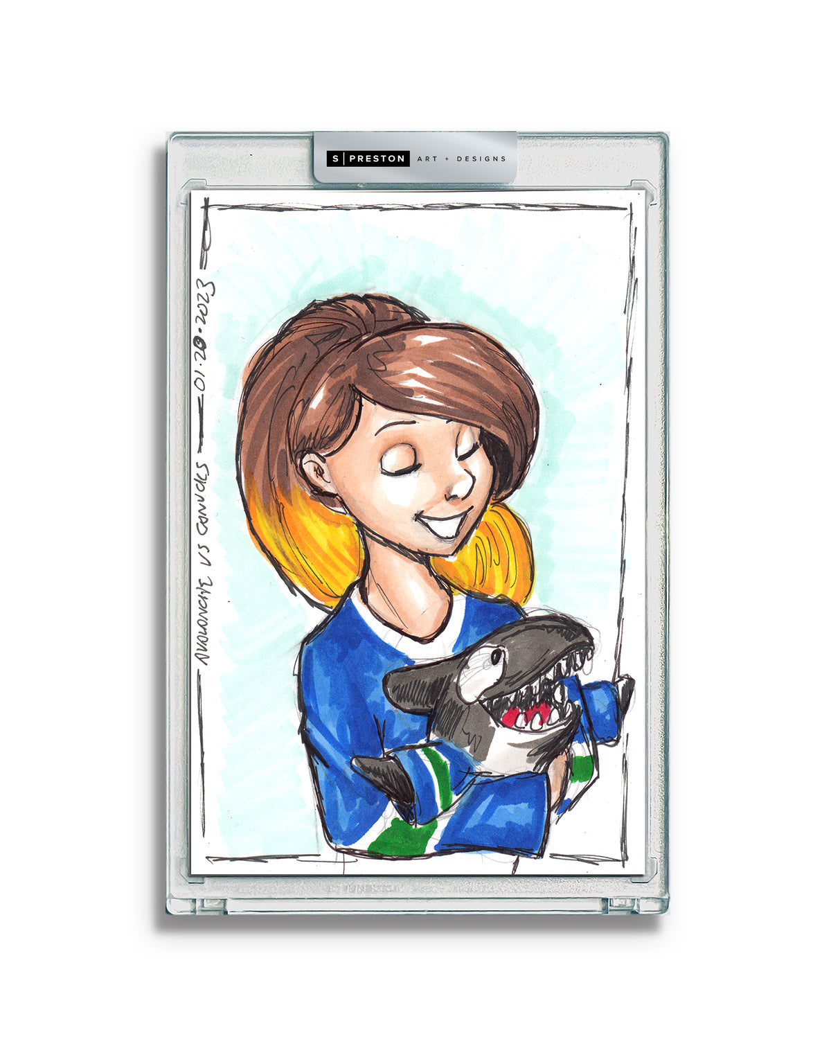 WinS® Every Day Konni Mackenzie Original Art Card Slab 2023-01-20