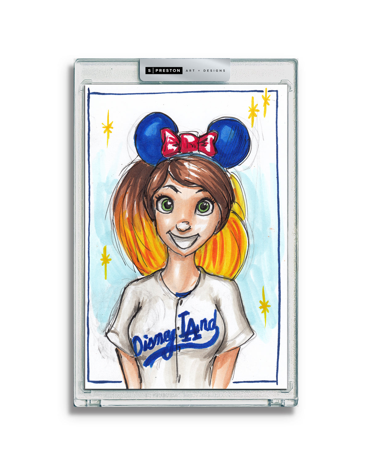 WinS® Every Day Konni Mackenzie Original Art Card Slab 2024-04-09 Disney LA
