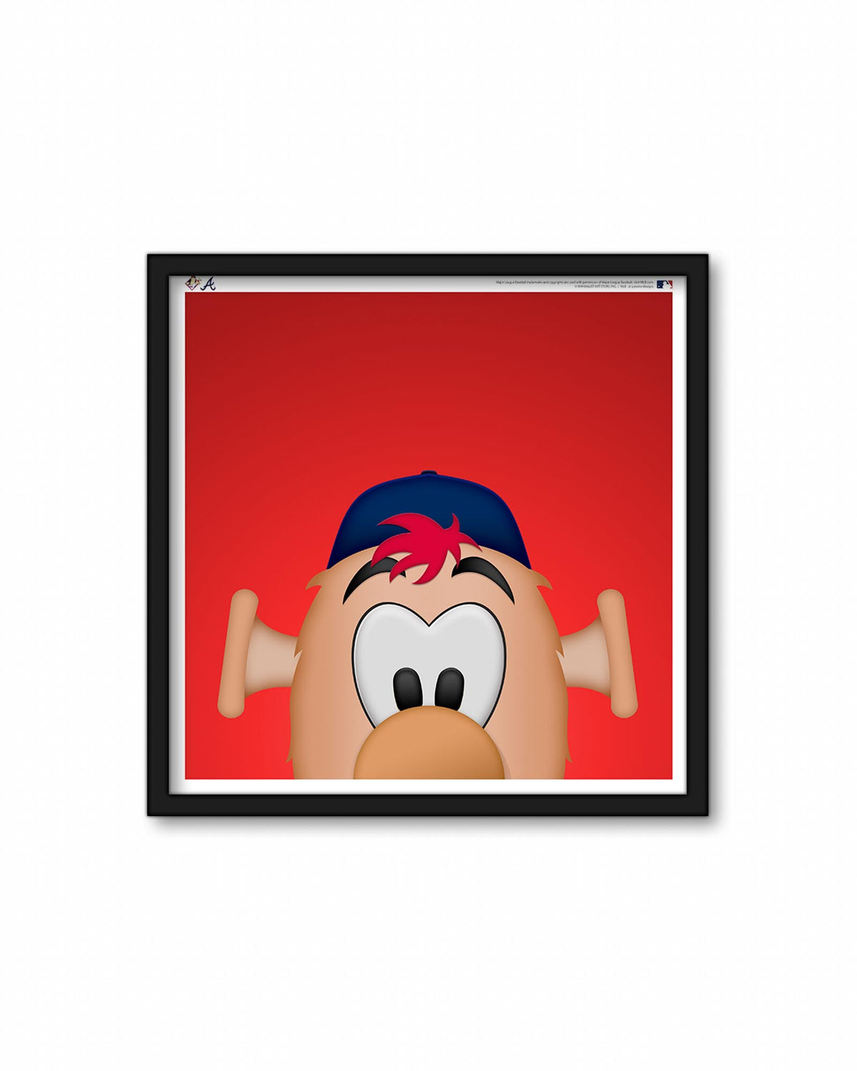 Blooper, Braves Mascot | Sticker