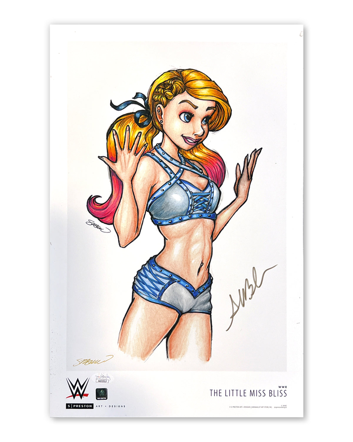 The Little Miss Bliss Print - Alexa Bliss Autographed - Authenticated