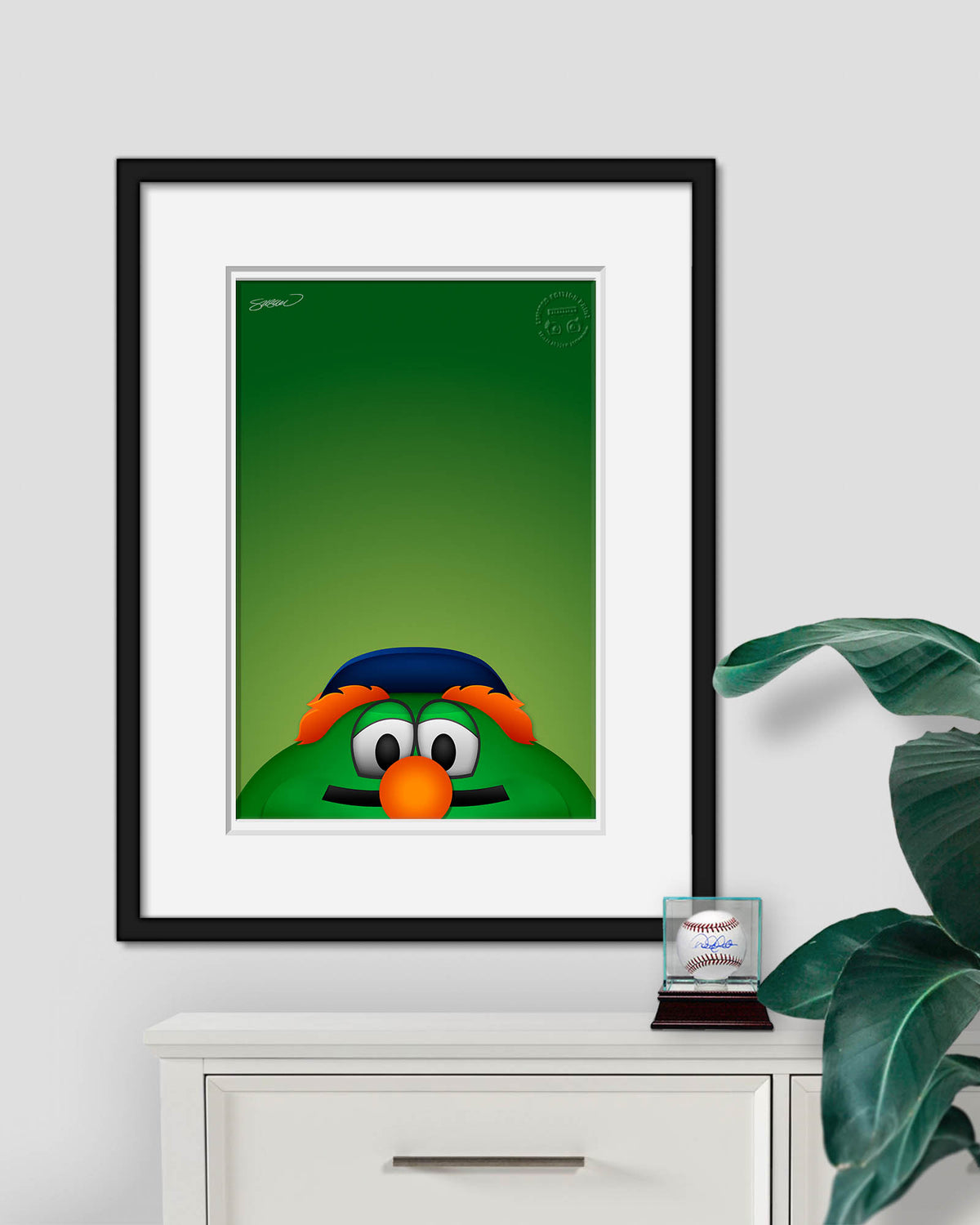 Minimalist Wally the Green Monster Boston Red Sox - S. Preston – S. Preston  Art + Designs