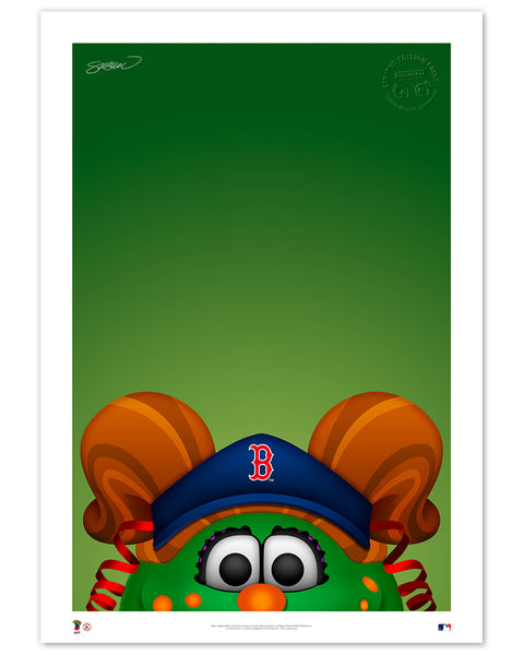 Minimalist Wally the Green Monster Boston Red Sox - S. Preston – S. Preston  Art + Designs