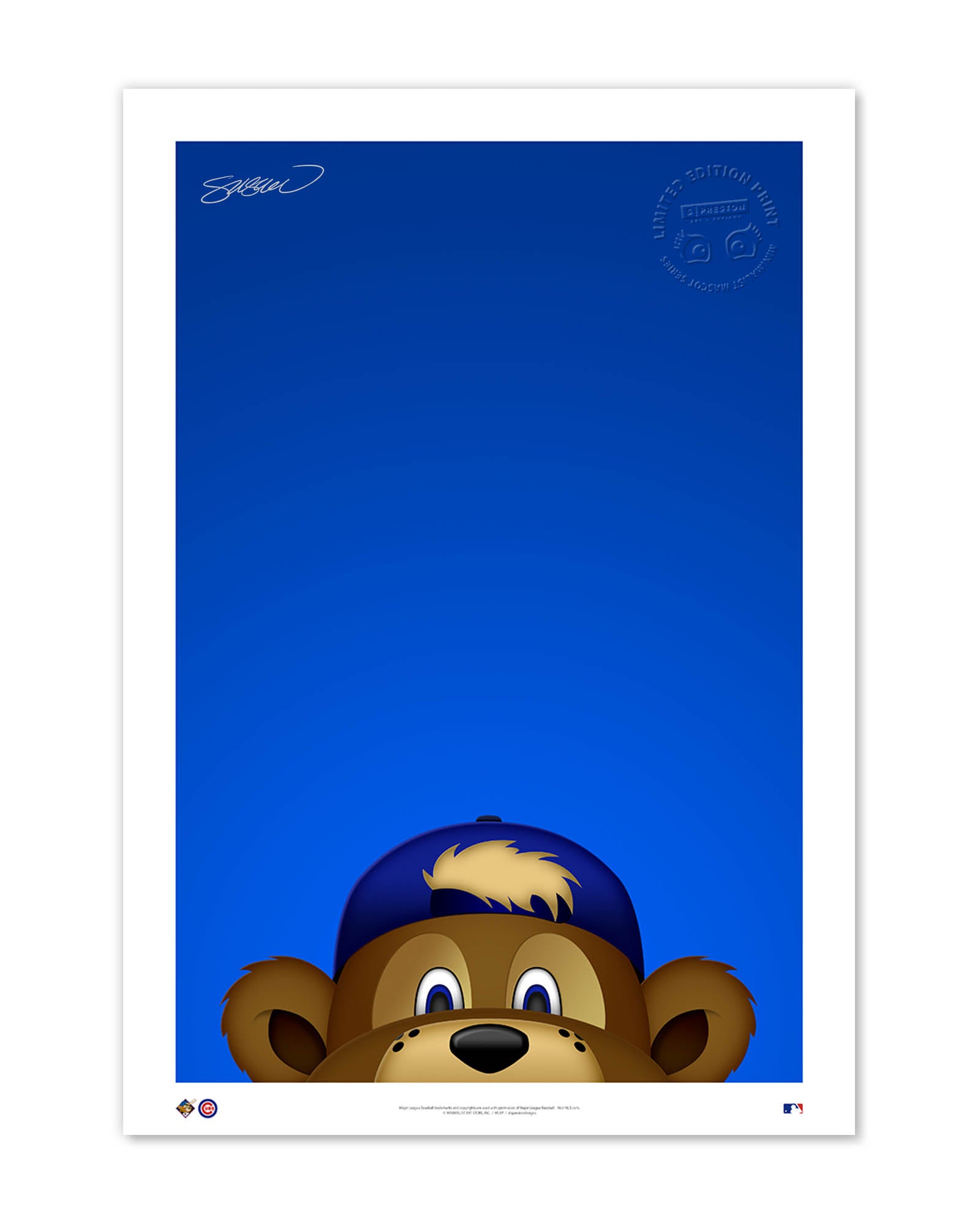 Minimalist Clark The Cub Chicago Cubs - S. Preston – S. Preston