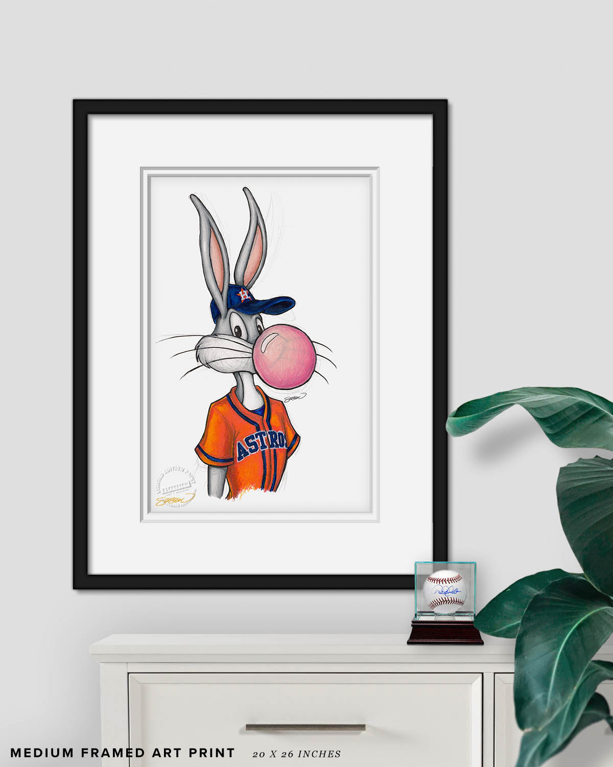 Houston Astros Looney Tunes Bugs Bunny Gray Baseball Jersey -   Worldwide Shipping