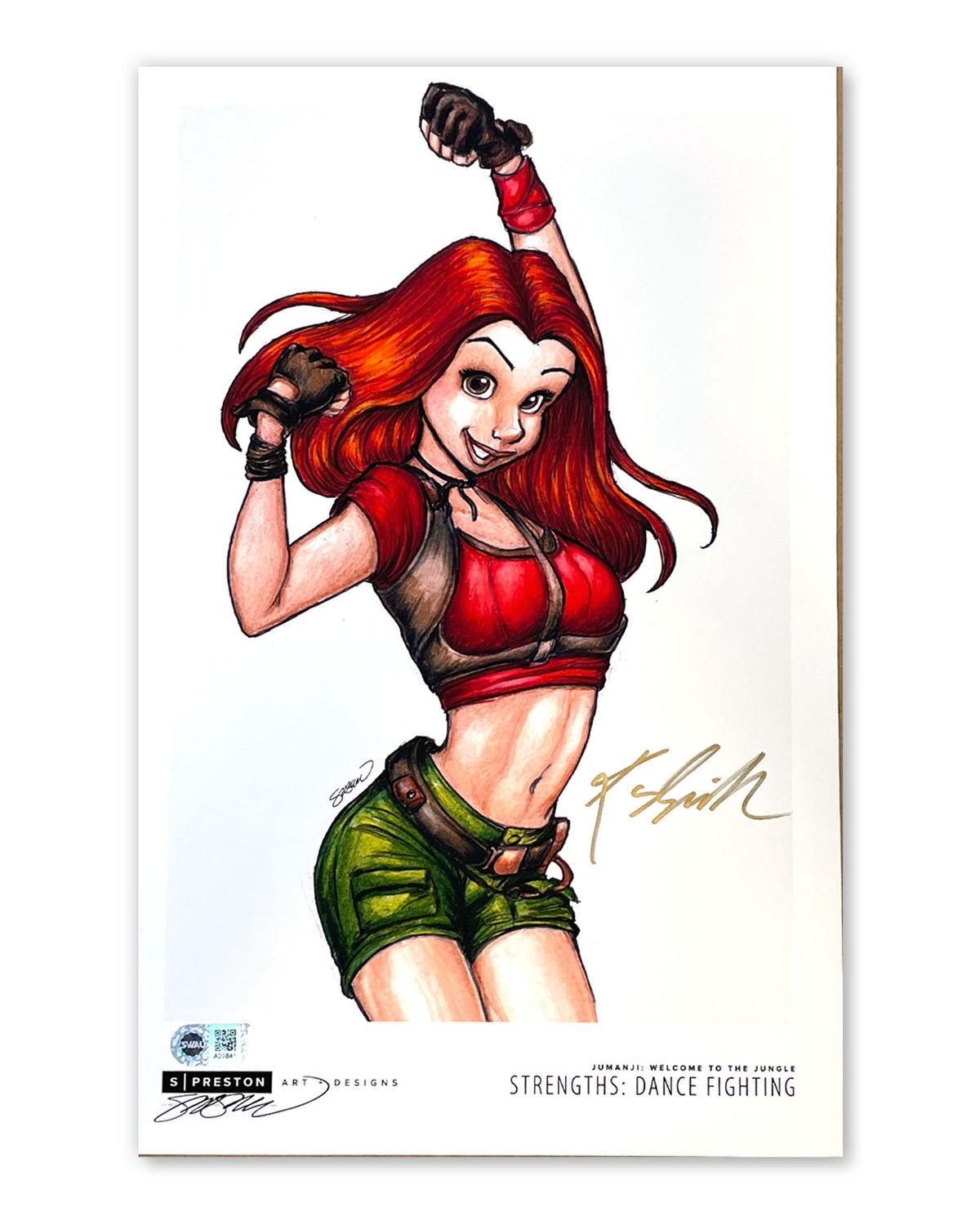 Strength: Dance Fighting - Ruby Roundhouse - Karen Gillan Autographed (Authenticated)