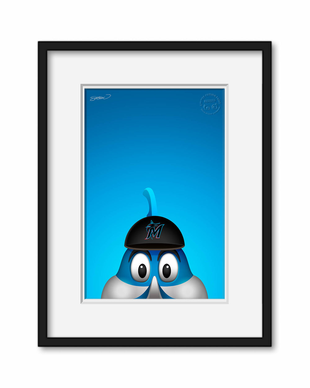 Minimalist Billy The Marlin Miami Marlins - S. Preston – S. Preston Art ...