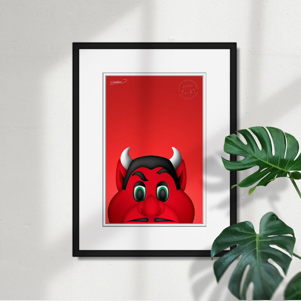 Minimalist NJ Devil New Jersey Devils - S. Preston – S. Preston Art +  Designs