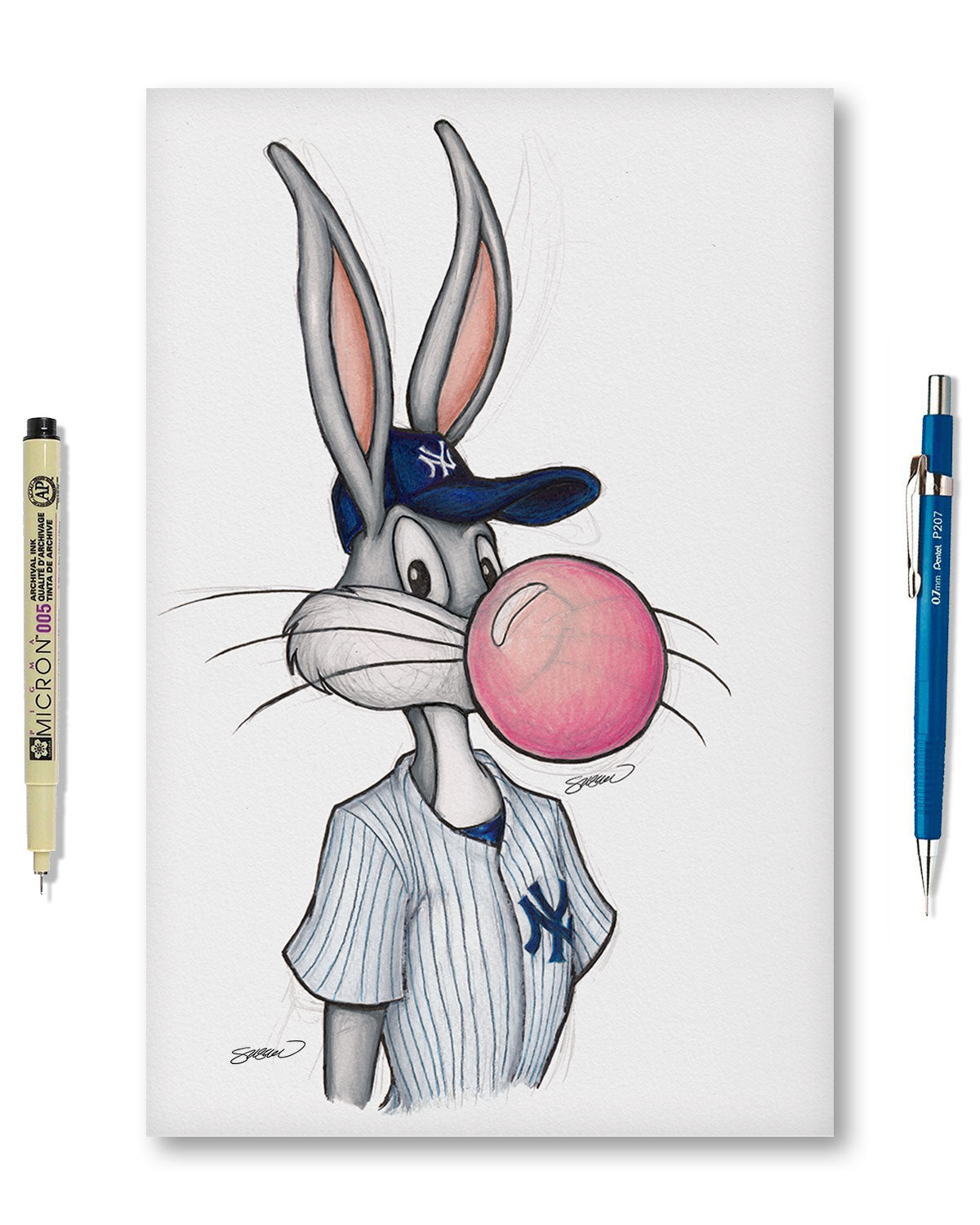 Bugs Bunny at Bat for the Yankees