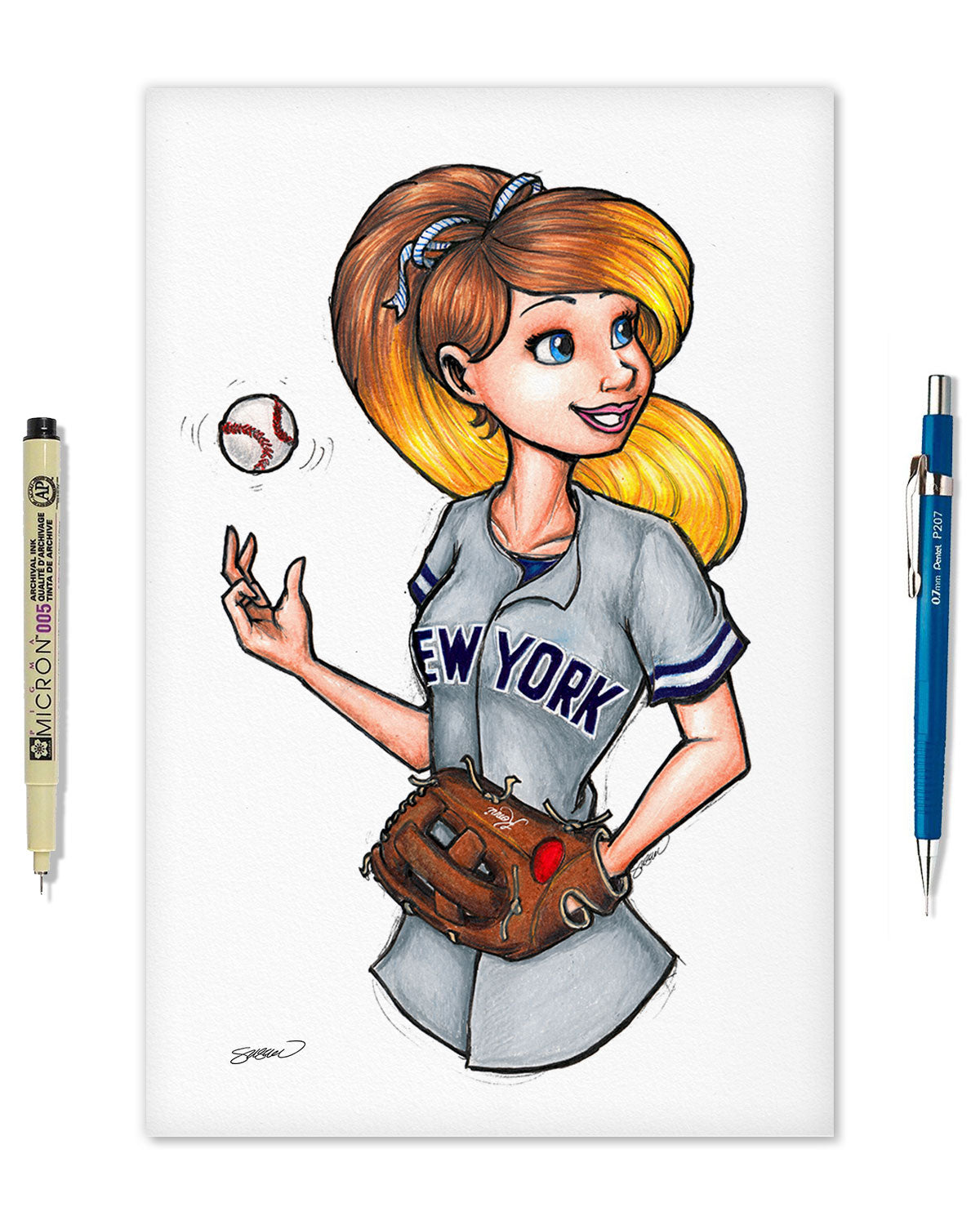 WinS® She Can Pitch - Yankees - Konni Mackenzie