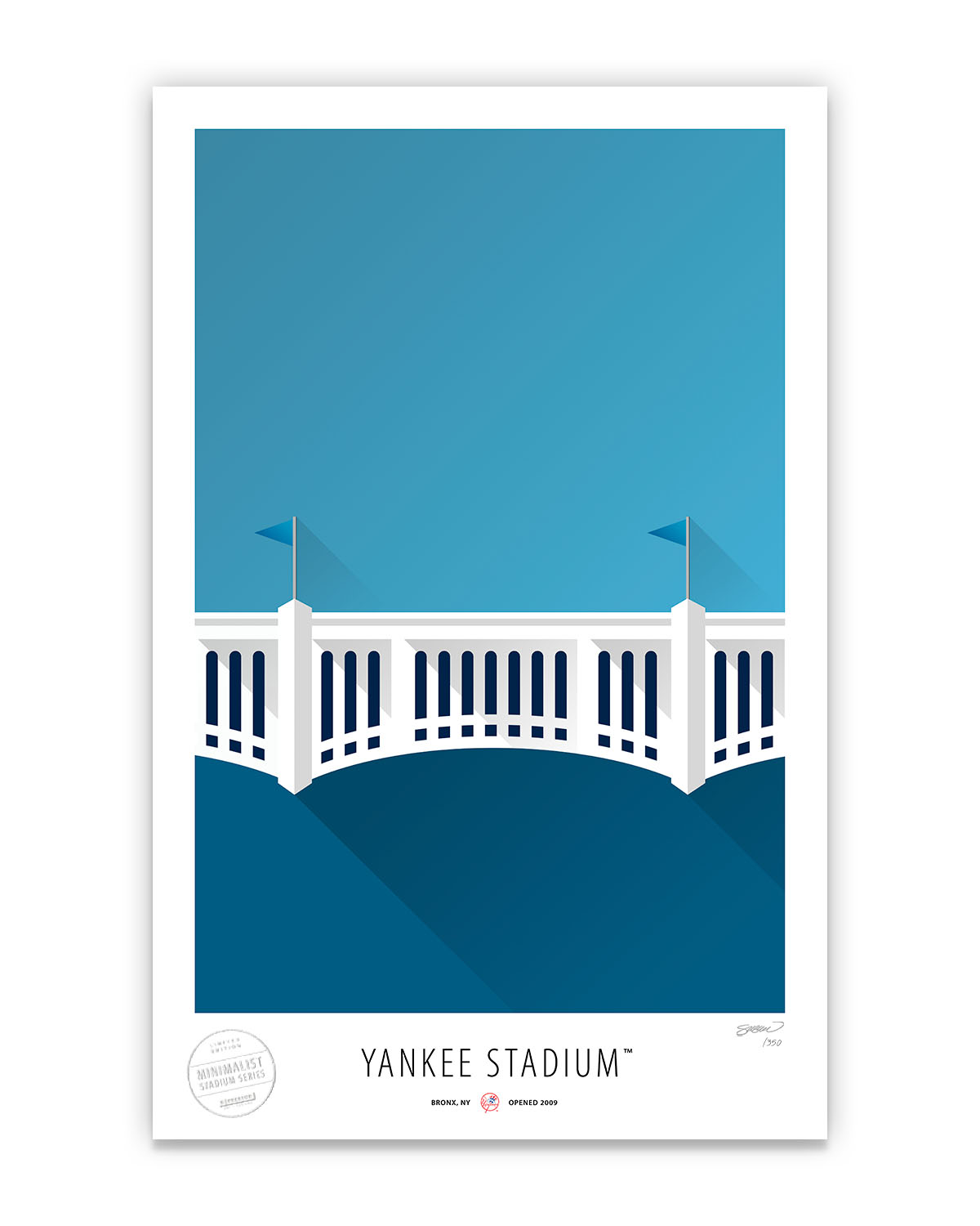 Minimalist Yankee Stadium
