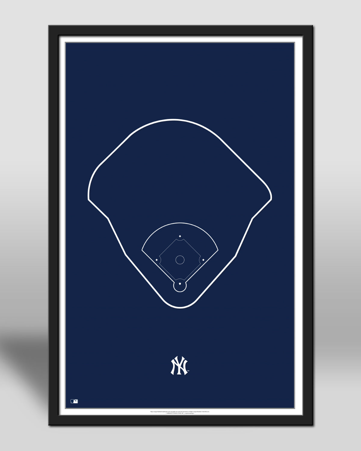 New York Yankees Yankee Stadium Outline