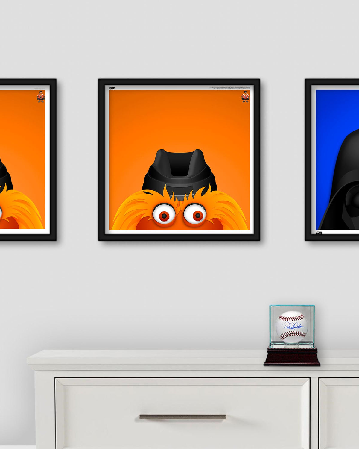 Minimalist Gritty Square Poster Print