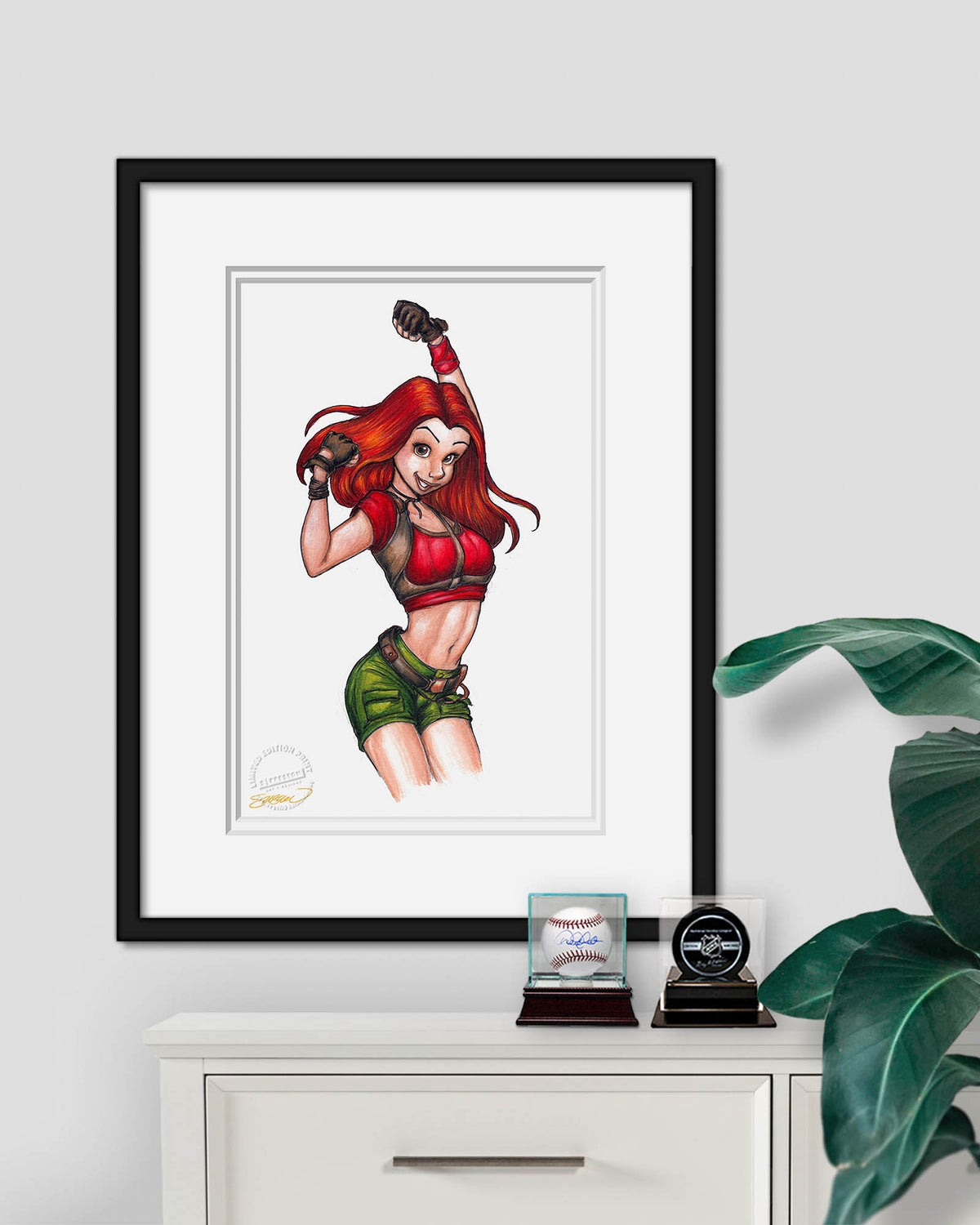 Strength: Dance Fighting Sketch Limited Edition Fine Art Print