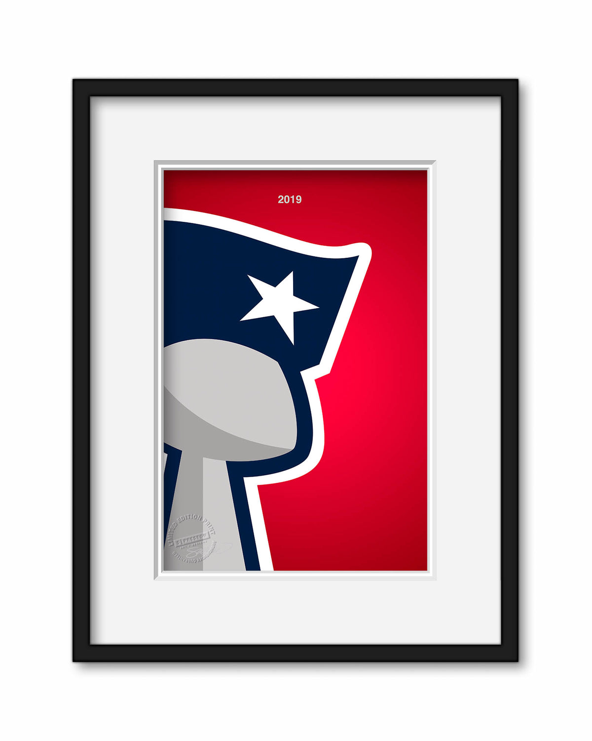 PATRIOTS Football - Football Art