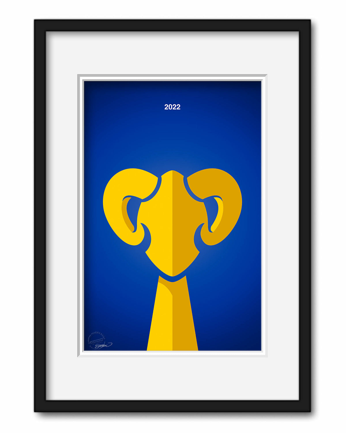 Los Angeles Rams Super Bowl Champs Canvas Print Wall Art -   Sweden