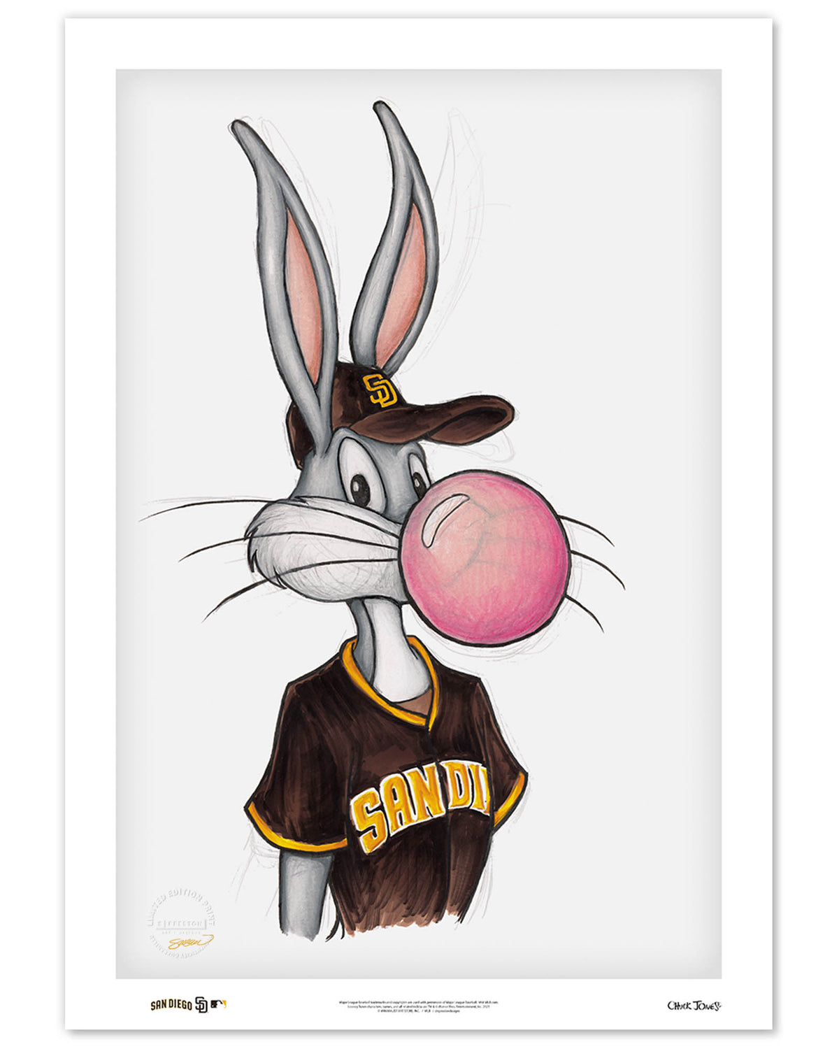 San Diego Padres Bugs Bunny Baseball Jersey 