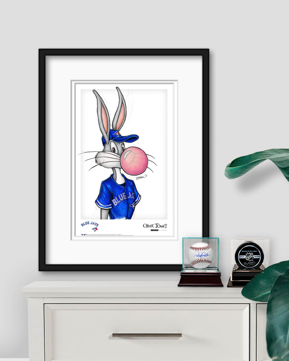 Bubblegum Bugs x MLB Blue Jays Bugs Bunny Poster Print