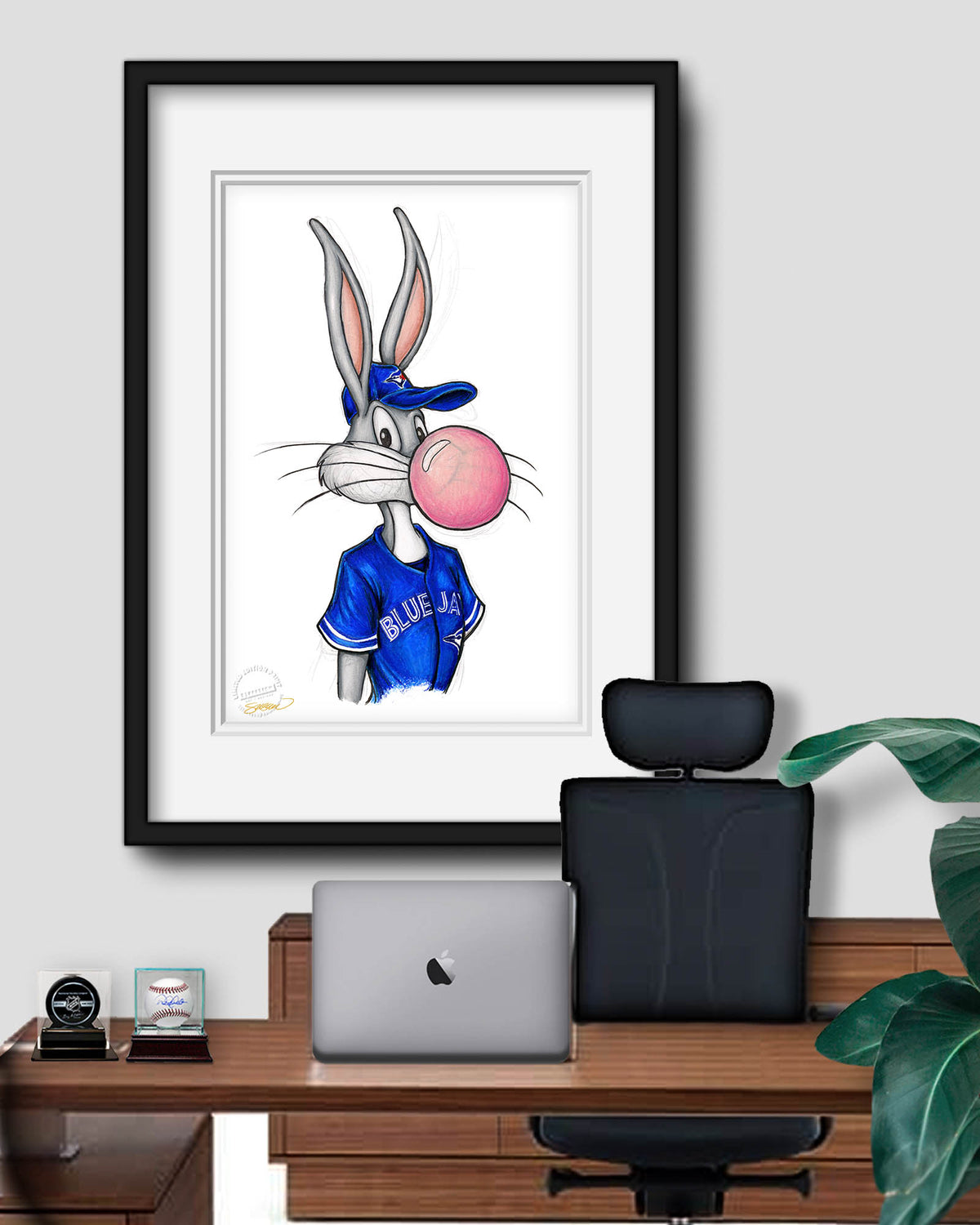 Boston Red Sox 14 x 20 Looney Tunes Limited Edition Fine Art Print
