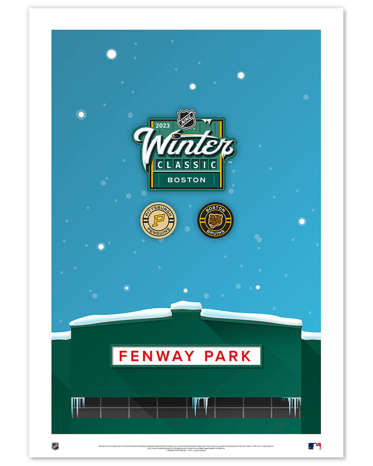 2023 NHL Winter Classic Limited Edition Art Prints