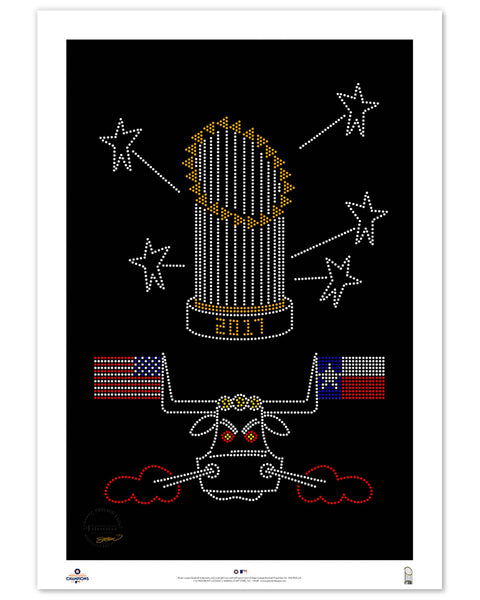 S. Preston Art + Designs Minimalist 2020 World Series Trophy On