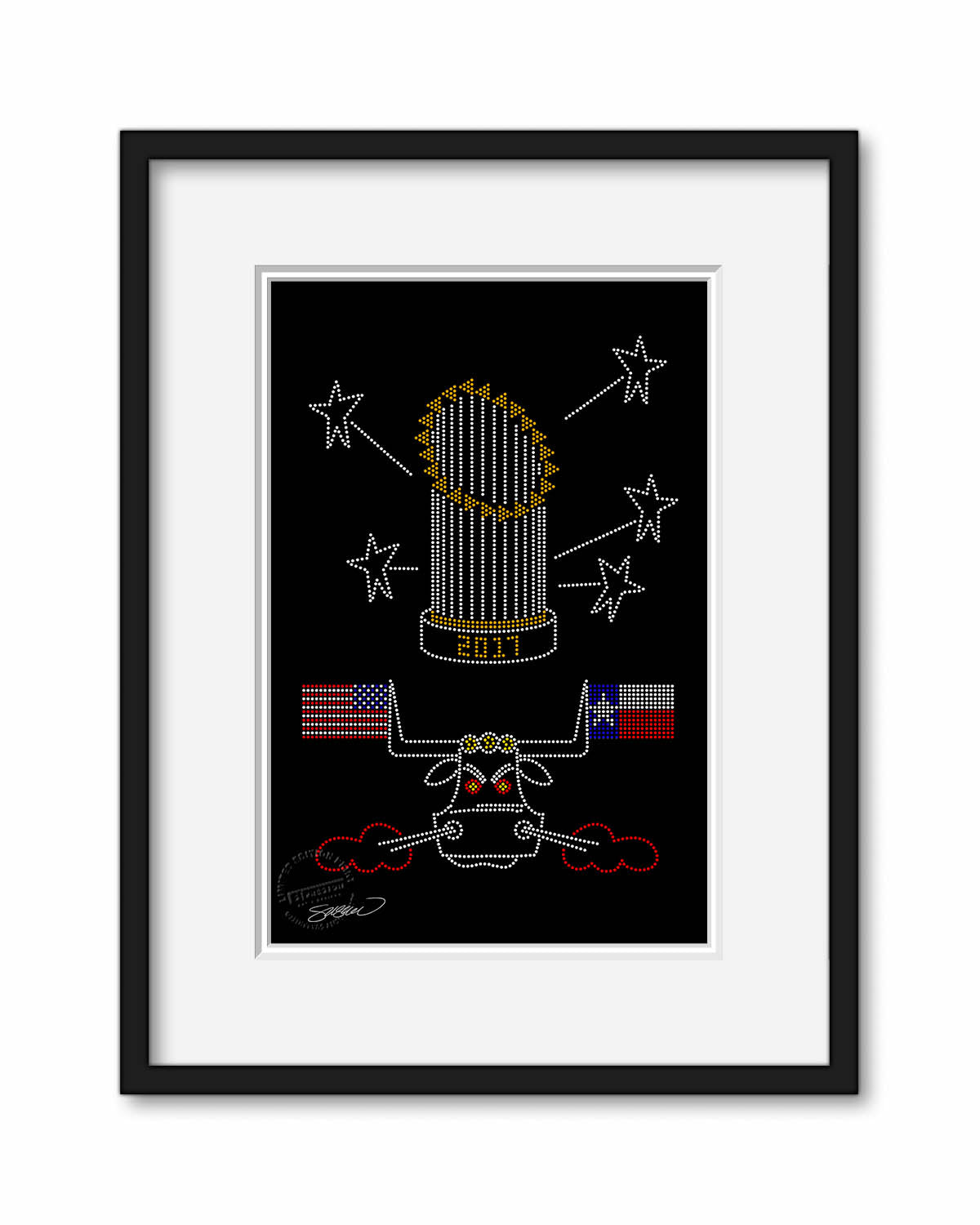 Minimalist Orbit Houston Astros - S. Preston – S. Preston Art + Designs