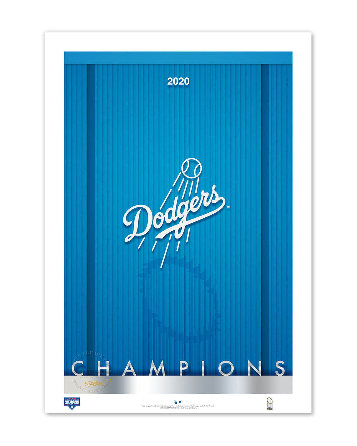 Minimalist World Series 2020 - Los Angeles Dodgers - S. Preston – S.  Preston Art + Designs