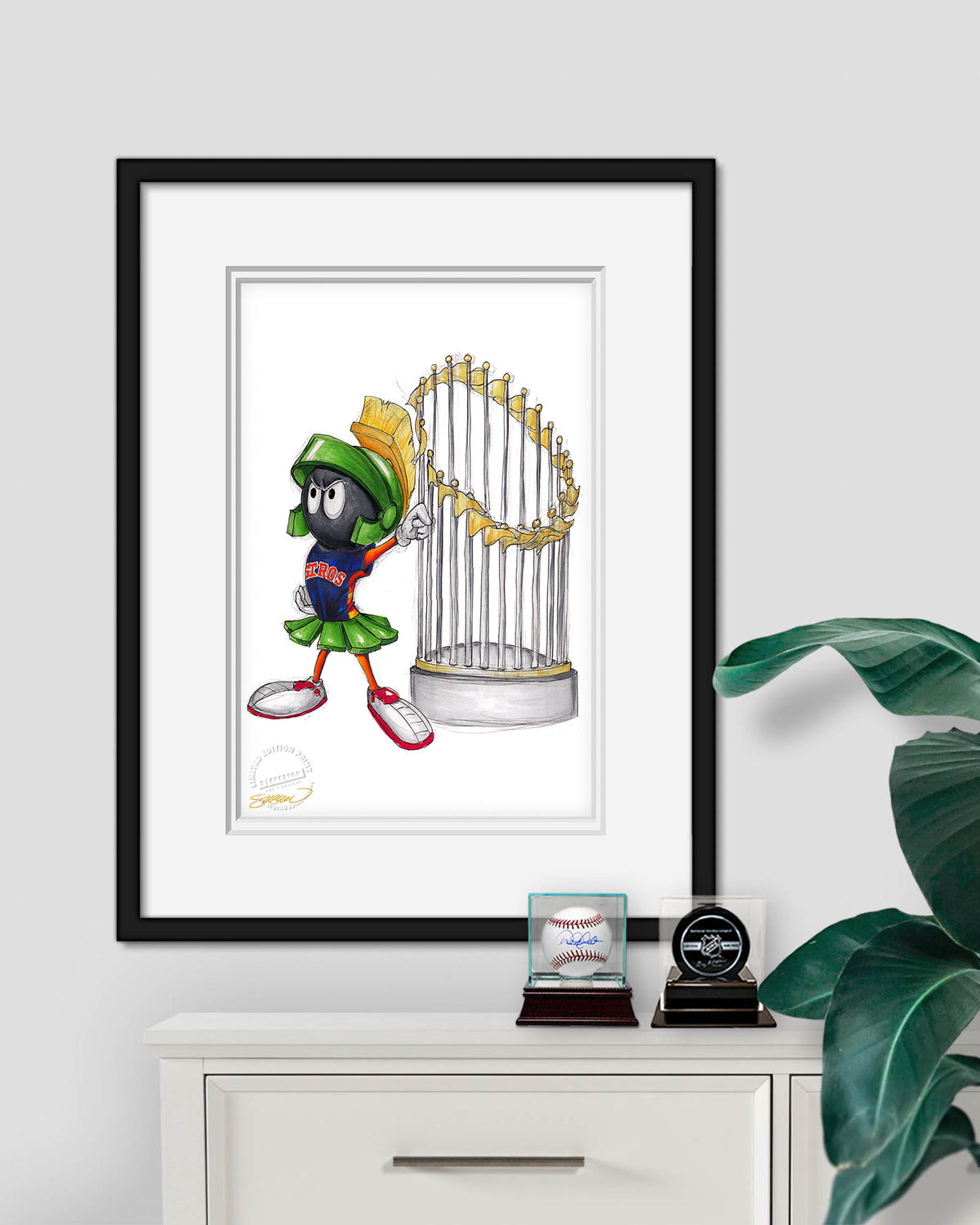 World Series Marvin The Martian 2022 Limited Edition Fine Art Print