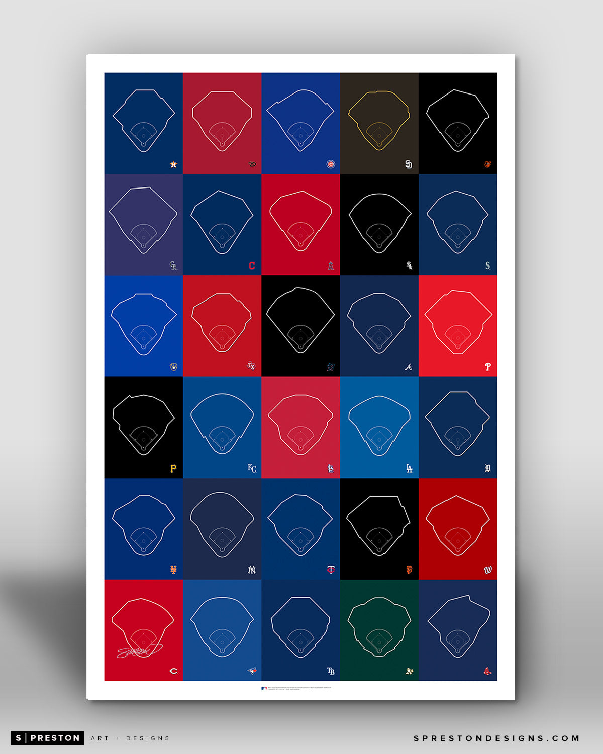Minimalist MLB Logo - Chicago White Sox Poster Art Print – S. Preston Art +  Designs