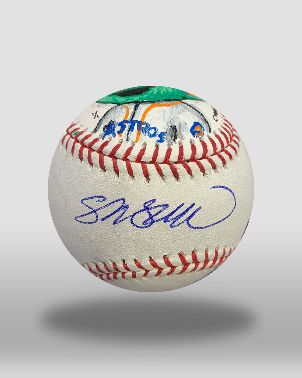 World Series Trophy 2020 Hand-Painted Baseball Art – S. Preston