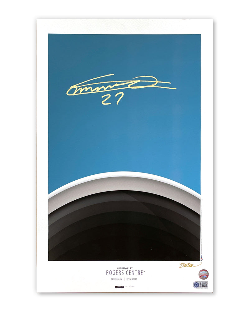 Minimalist Rogers Centre - Vladimir Guerrero Jr. Autographed - Poster – S.  Preston Art + Designs