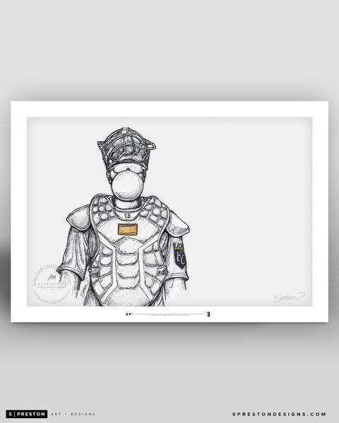 El Niño Chicle - Salvador Perez Sketch Print – S. Preston Art + Designs