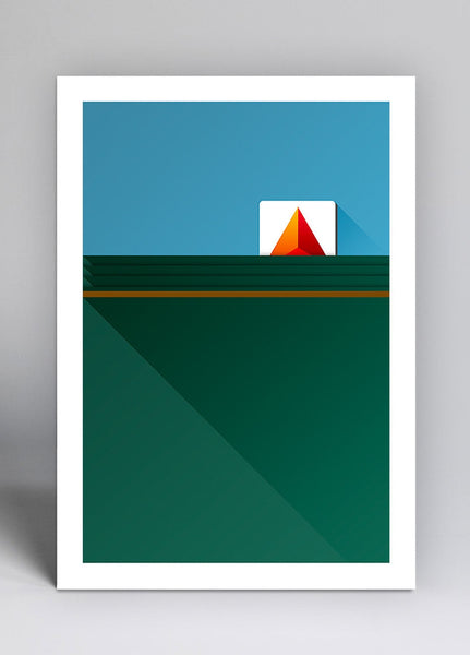 Minimalist Busch II Stadium - Small - CLEARANCE – S. Preston Art + Designs