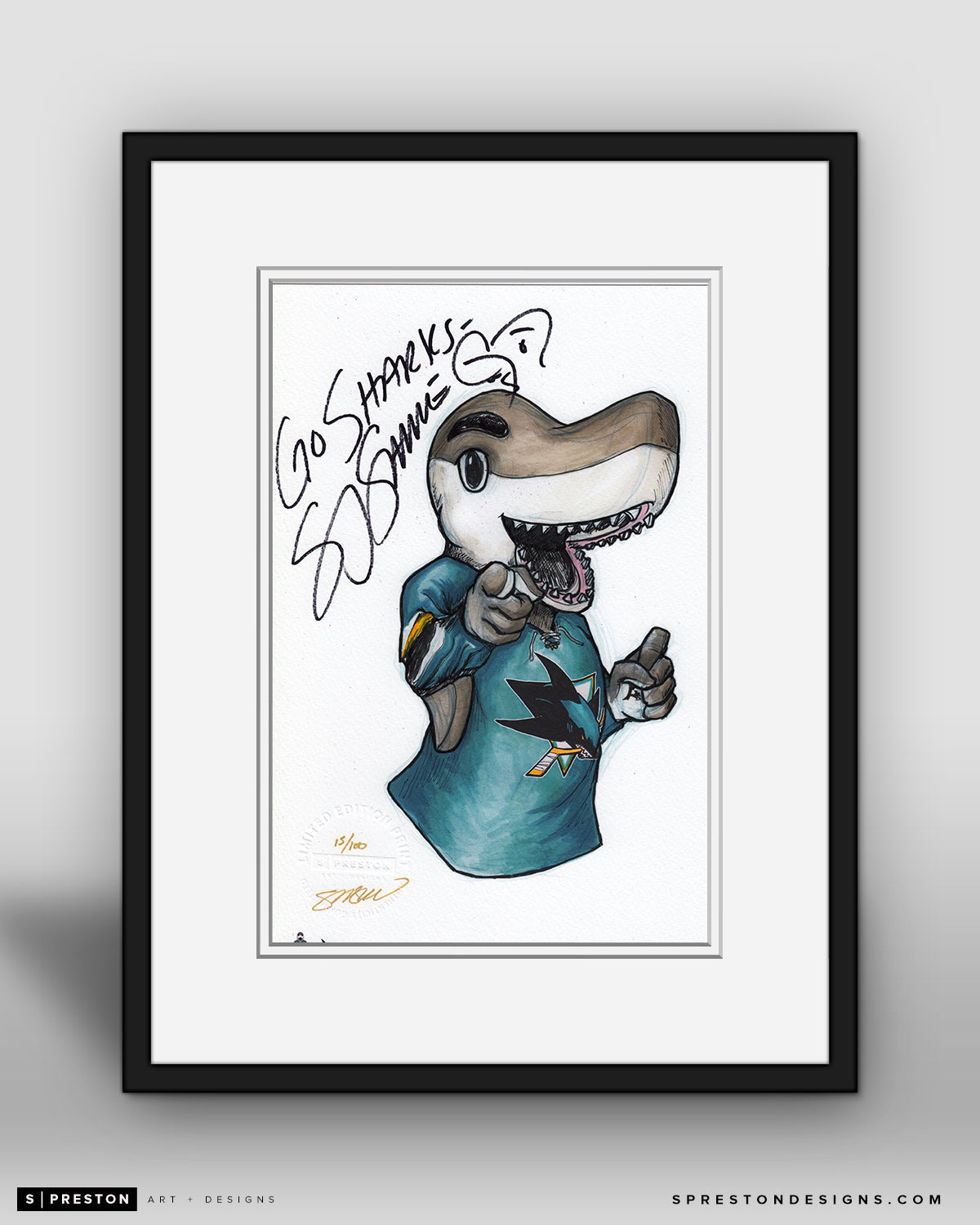 MLB - Mascot factory Art Signed by S. Preston