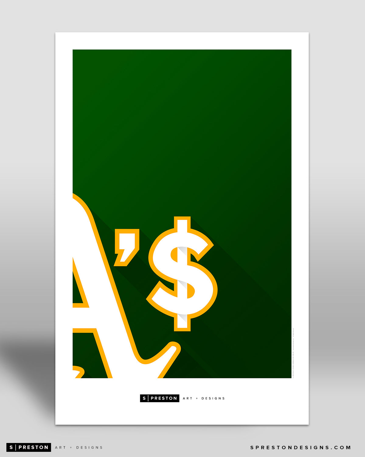 Minimalist Movies - Moneyball Poster Print Oakland Athletics - S Preston