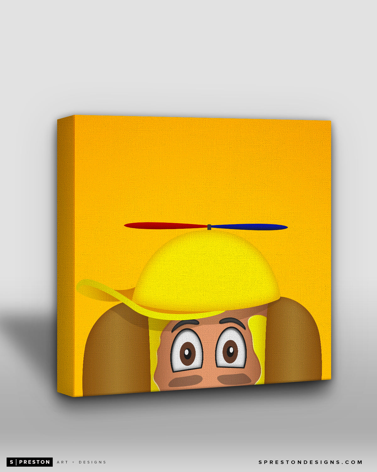 Minimalist Tribe Hot Dogs - Mustard Canvas
