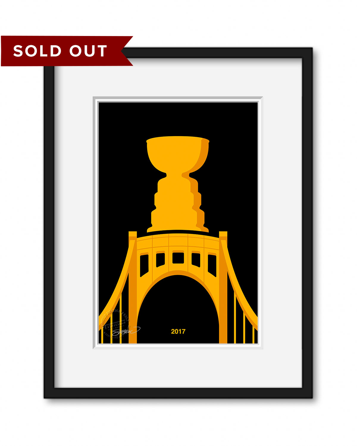 Minimalist Stanley Cup 2017 Limited Edition Fine Art Print