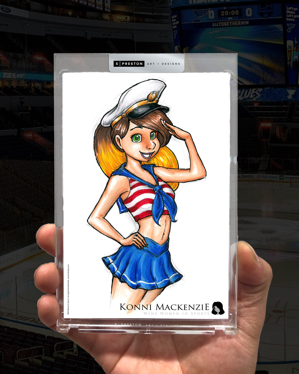 WinS® Konni Mackenzie Sailor Girl Limited Edition Art Card Slab