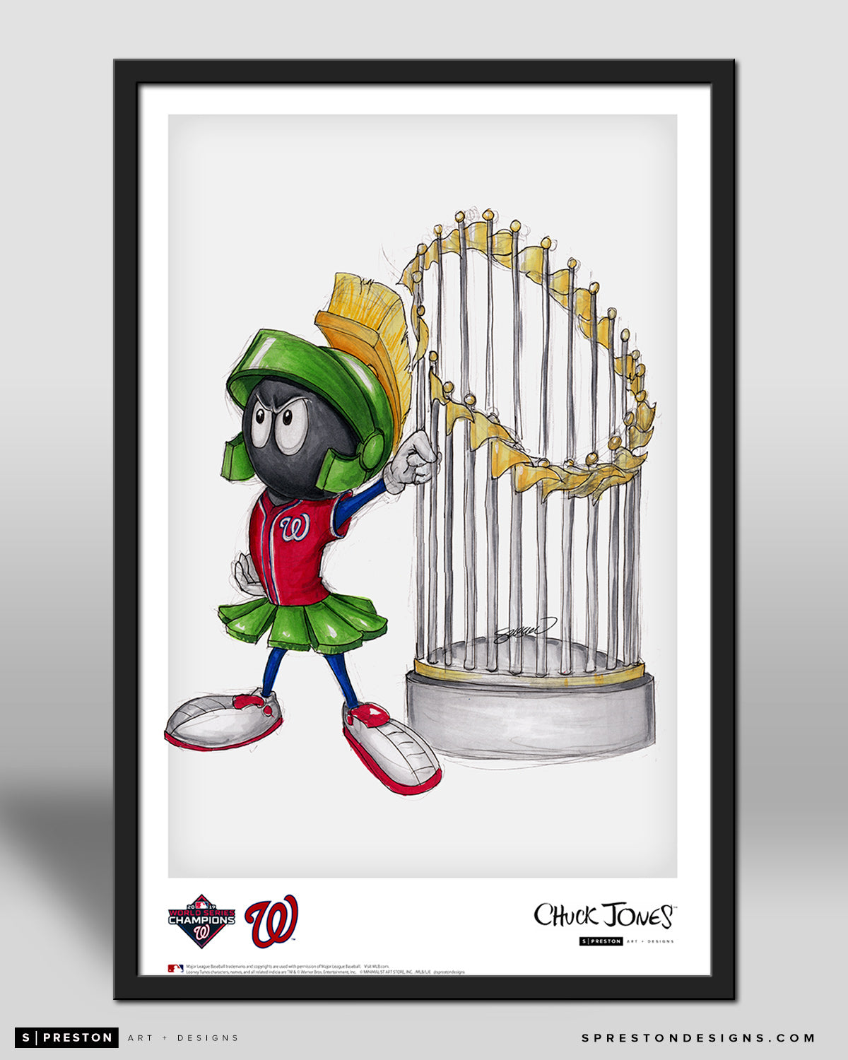 World Series Marvin The Martian 2019 Poster Print